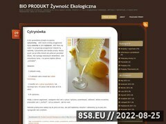 Miniaturka domeny bioprodukt.wordpress.com