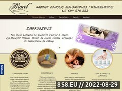 Zrzut strony Gabinet BIOREL - masaż, rehabilitacja, zabiegi na ciało