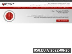 Miniaturka domeny www.biuro-punkt.pl
