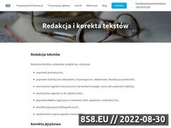 Miniaturka domeny www.biurokorekty.pl