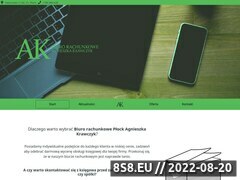 Miniaturka www.biurorachunkoweplock.pl (Usługi księgowe oraz usługi rachunkowe)