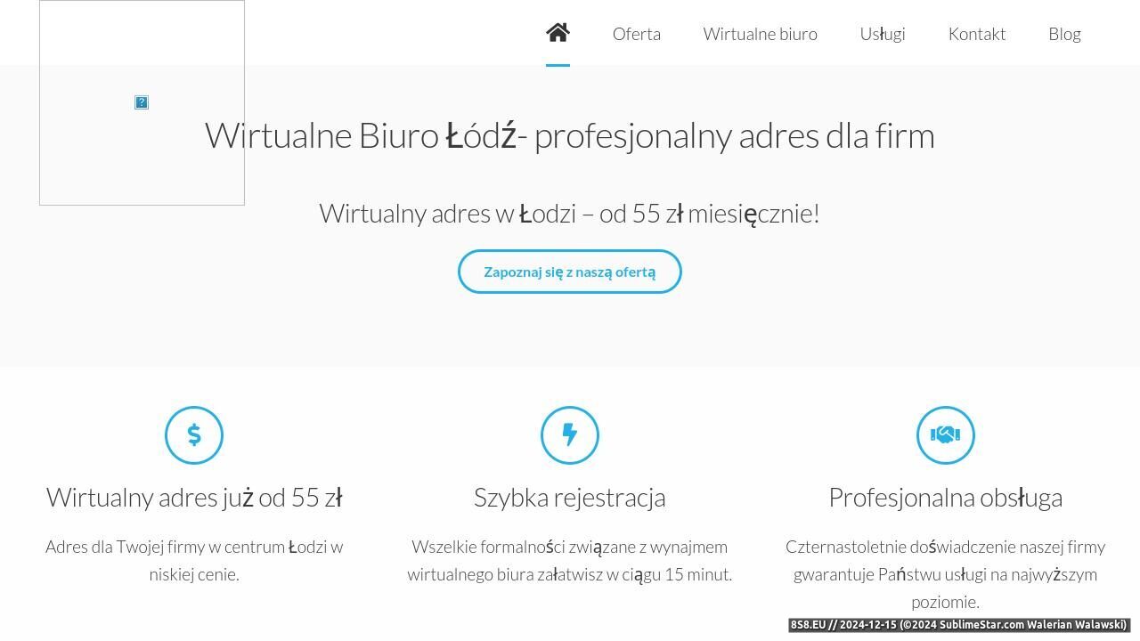 Wirtualne biuro Łódź - adres dla firm (strona biurowirtual.pl - Biurowirtual Łódź)