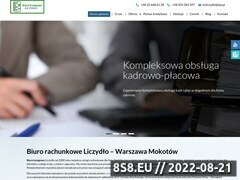 Miniaturka www.bkliczydlo.pl (Biuro księgowe Warszawa - biuro rachunkowe)