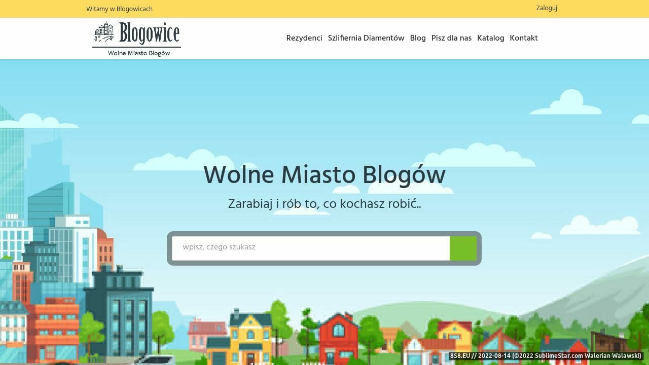 Poradnik dotyczący tworzenia blogów (strona blogowice.pl - Blogowice - Wolne Miasto)