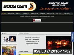 Miniaturka domeny www.bodygym.com.pl