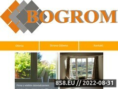 Miniaturka strony Firma budowlana Bogrom