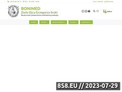Miniaturka domeny www.bonimed.pl