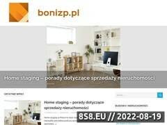 Miniaturka bonizp.pl (Wycena nieruchomości i szkolenia)