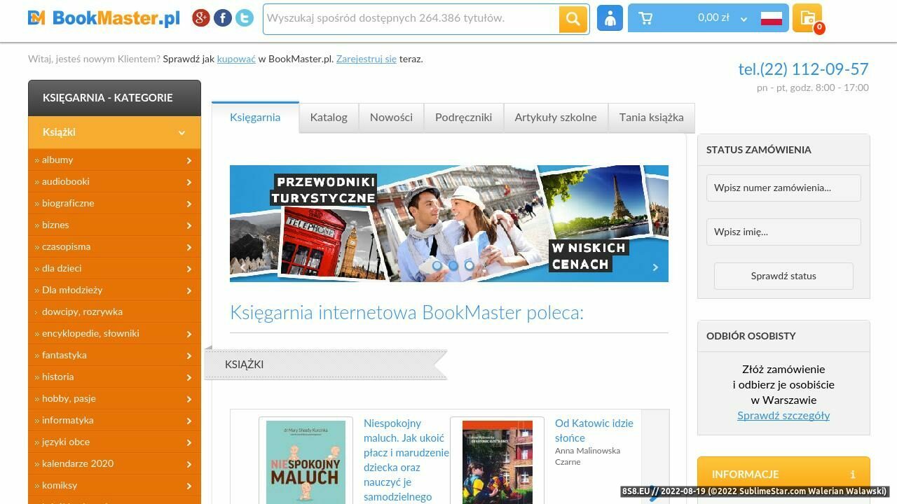 Księgarnia internetowa BookMaster.pl (strona www.bookmaster.pl - Bookmaster.pl)