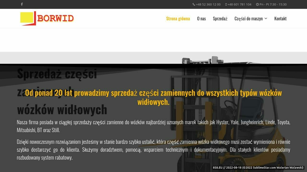 Części do wózków BT (strona www.borwid.pl - Borwid)