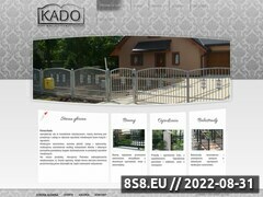 Miniaturka www.bramykado.pl (Bramy, ogrodzenia i balustrady - Śląsk, Tarnowskie Góry)