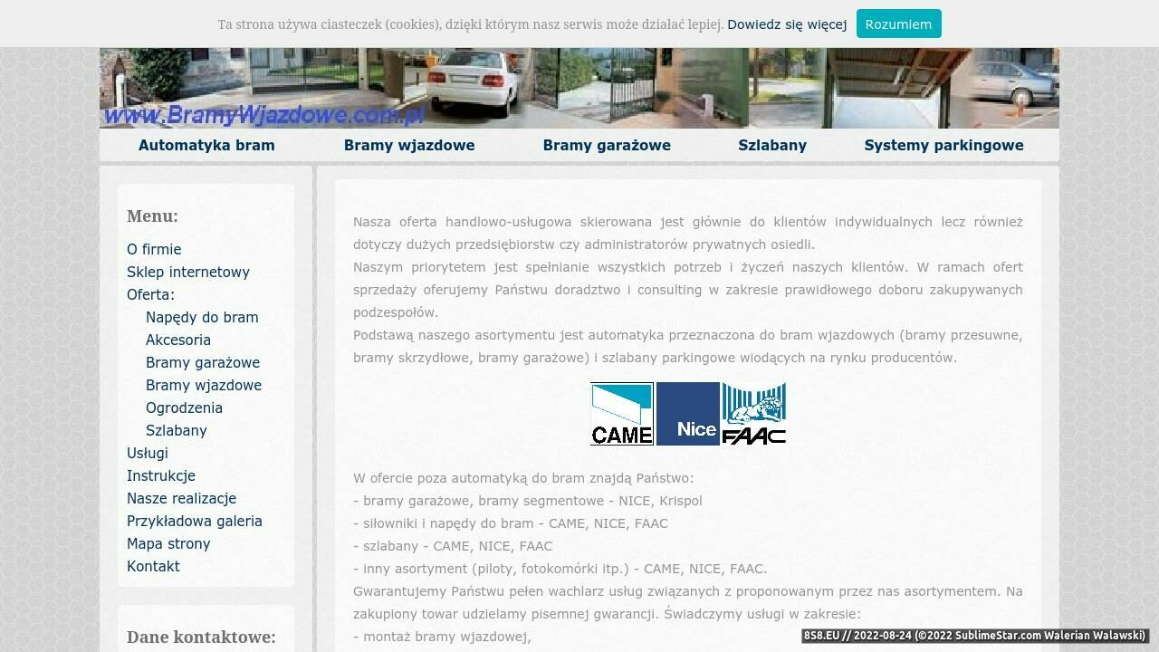 Bramy: wjazdowe, garażowe, segmentowe (strona www.bramywjazdowe.com.pl - Bramywjazdowe.com.pl)