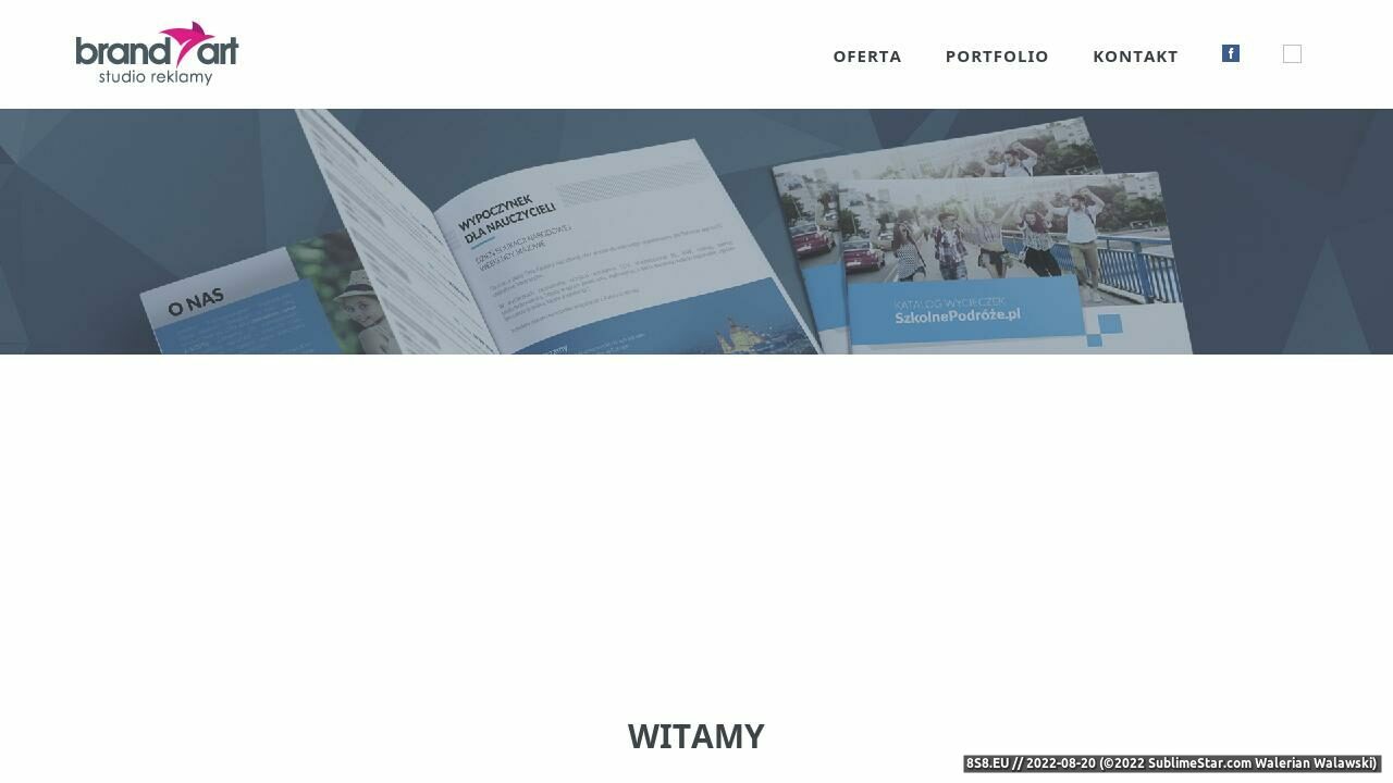 Zrzut ekranu Brandart Studio Reklamy - projekty, reklamy, strony WWW