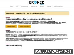 Miniaturka brokerinfo.eu (Inwestycje)