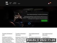 Miniaturka bubi-trans.pl (Taxi międzymiastowe i transfery lotniskowe)