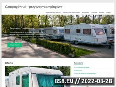 Miniaturka www.campingmruk.pl (Przyczepy kempingowe dla każdego)