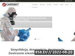 Miniaturka www.carsekt.pl (Zwalczanie szkodników)