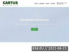 Miniaturka strony Przedsibiorstwo Geodezyjne Cartus Mateusz Gob