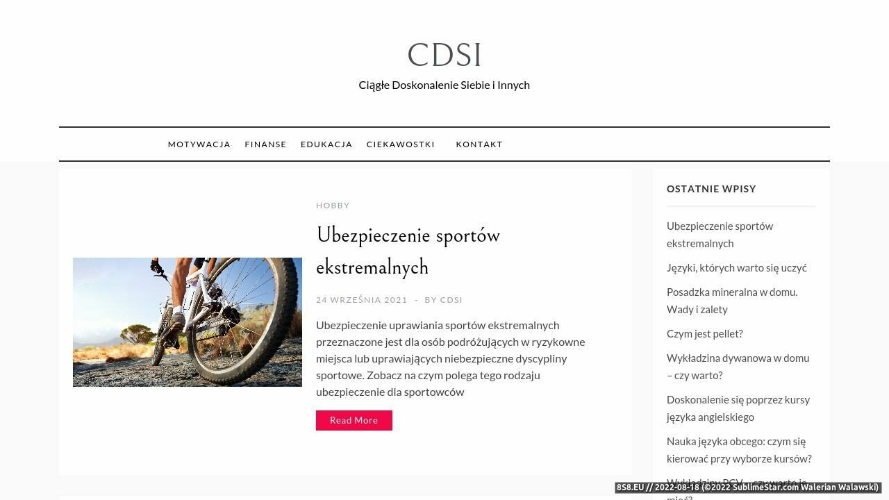 Tworzenie stron WWW (strona www.cdsi.pl - Cdsi.pl)