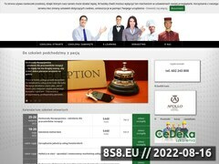 Miniaturka strony CeDeKa - szkolenia hotelarskie i gastronomiczne