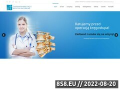 Miniaturka strony Leczenie kręgosłupa - Centrum Rehabilitacji i medycyny naturalnej