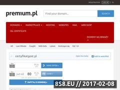 Miniaturka domeny certyfikatgost.pl