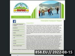 Zrzut strony Towarzystwo Turystyczne Chapacz - spływy kajakowe