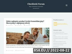 Miniaturka www.chwilowki-forum.pl (Forum poświęcone tematyce pożyczkowej)