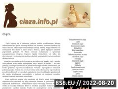 Miniaturka domeny www.ciaza.info.pl