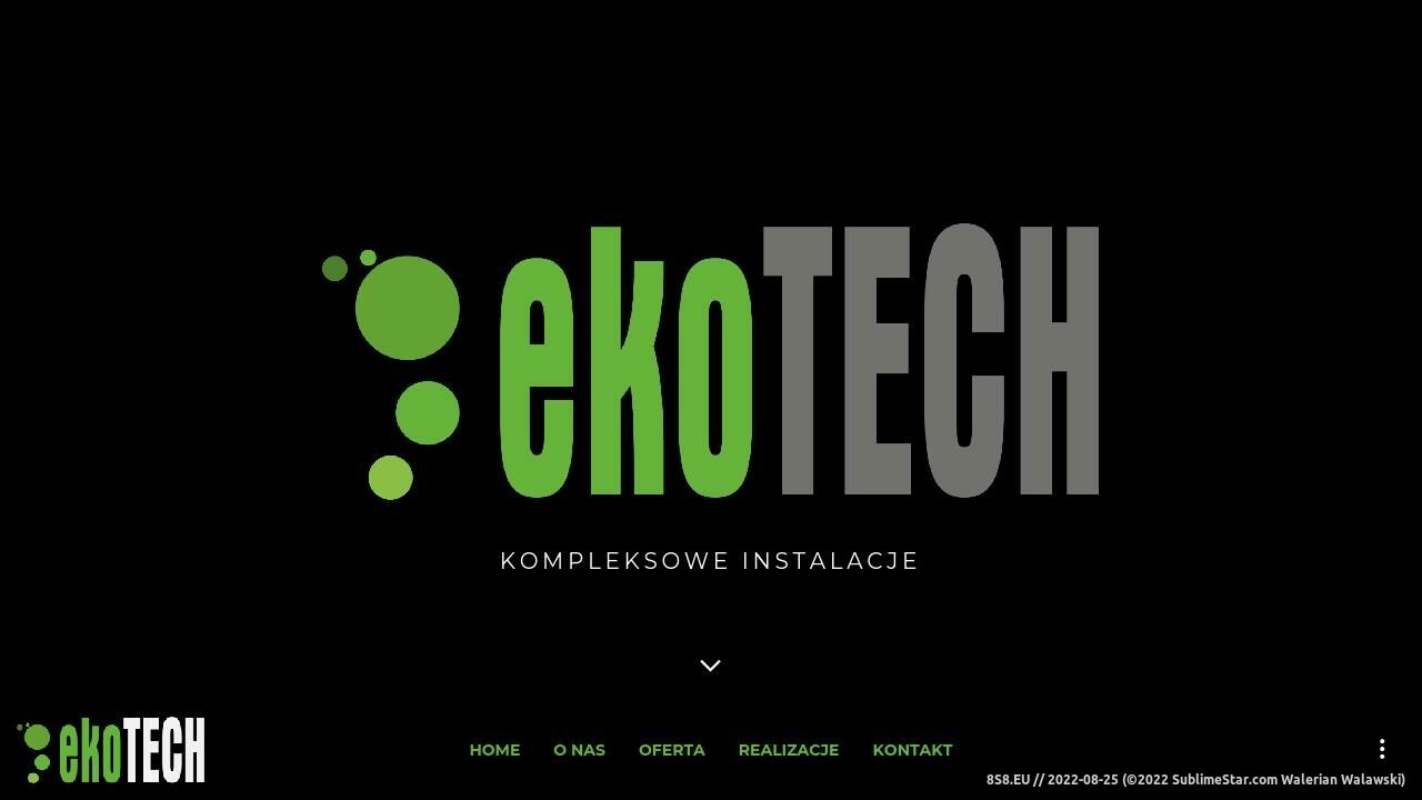 Eko-Tech - pompy ciepła, przydomowe oczyszczalnie (strona www.cieploznatury.pl - Cieploznatury.pl)