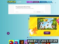 Miniaturka ciufcia.pl (Gry dla małych dzieci)