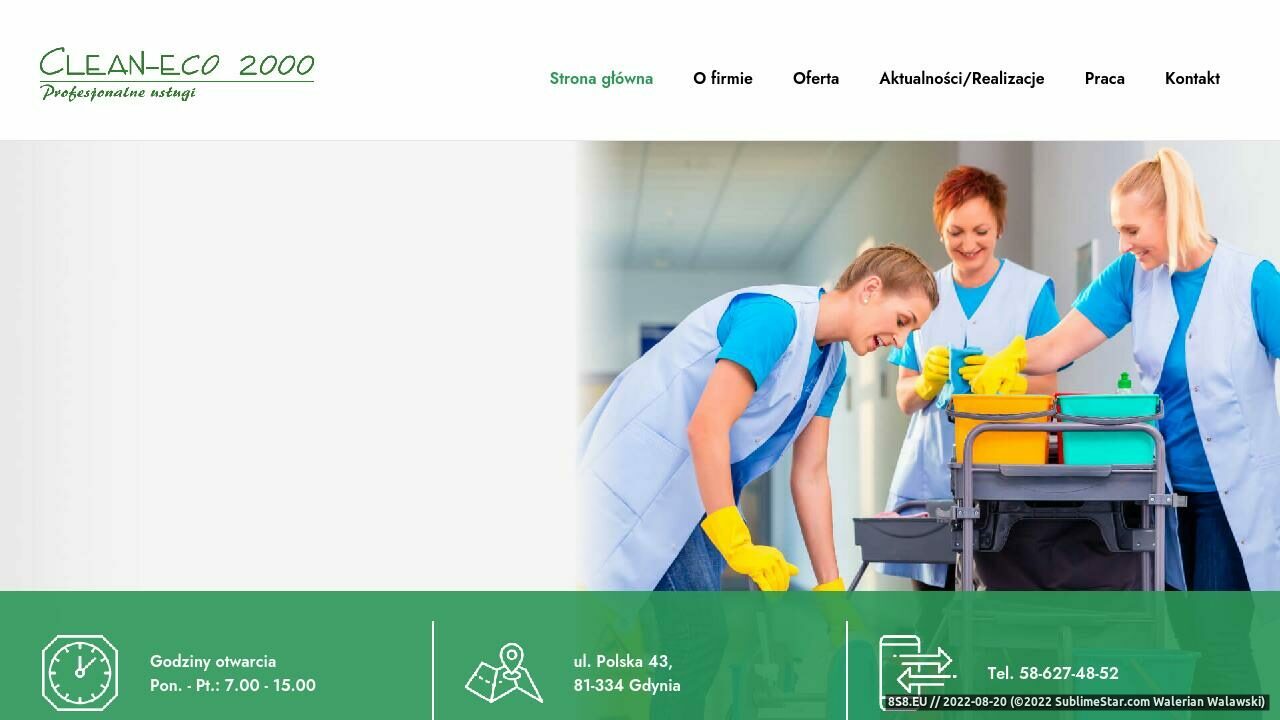 Firma sprzątająca Gdynia - Clean-eco 2000 (strona cleaneco2000.pl - Prace remontowo-budowlane)