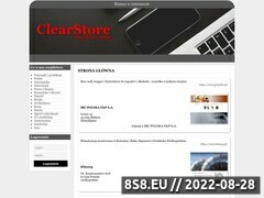 Miniaturka domeny www.clearstore.pl