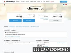 Miniaturka domeny www.clinvest.pl