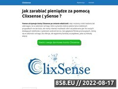 Miniaturka domeny www.clixsense.pl