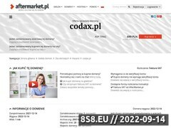 Miniaturka strony CODAX ekrany automatyczne