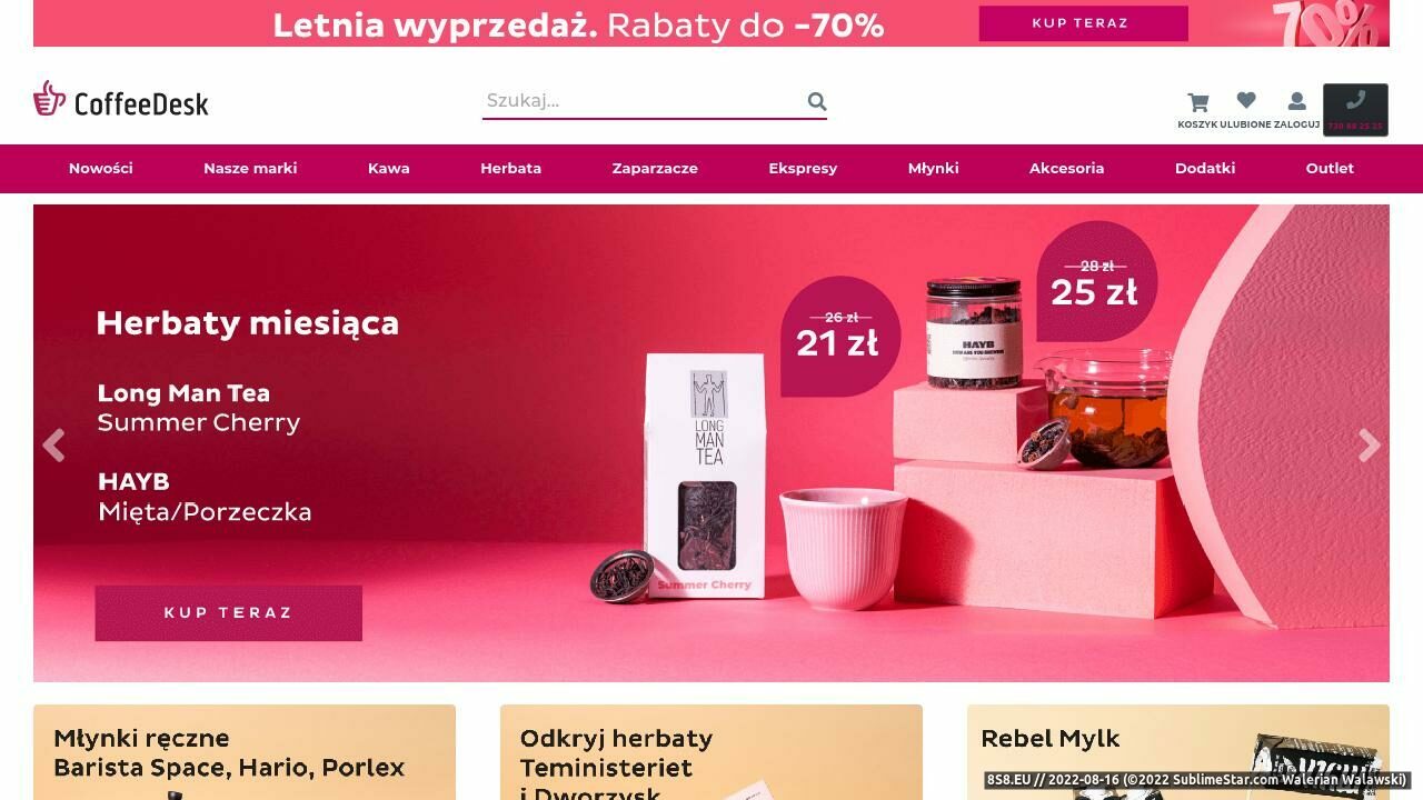 Twój dobry sklep z najlepszą kawą do ekspresu - Coffeedesk (strona www.coffeedesk.pl - Coffeedesk.pl)
