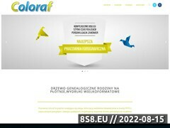 Miniaturka domeny www.coloraf.pl