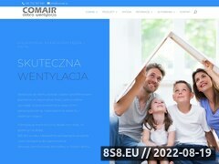 Miniaturka strony Rekuperatory - Comair.pl