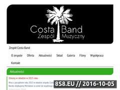 Miniaturka costaband.pl (Orkiestra weselna Rzeszów - Zespół Muzyczny Costa Band)