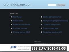 Miniaturka cronaldopage.com (CronaldoPage.com - Polski serwis Cristiano Ronaldo)