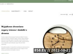 Miniaturka cudazdrewnaonline.pl (Wyjątkowe produkty z drewna i zegary online)