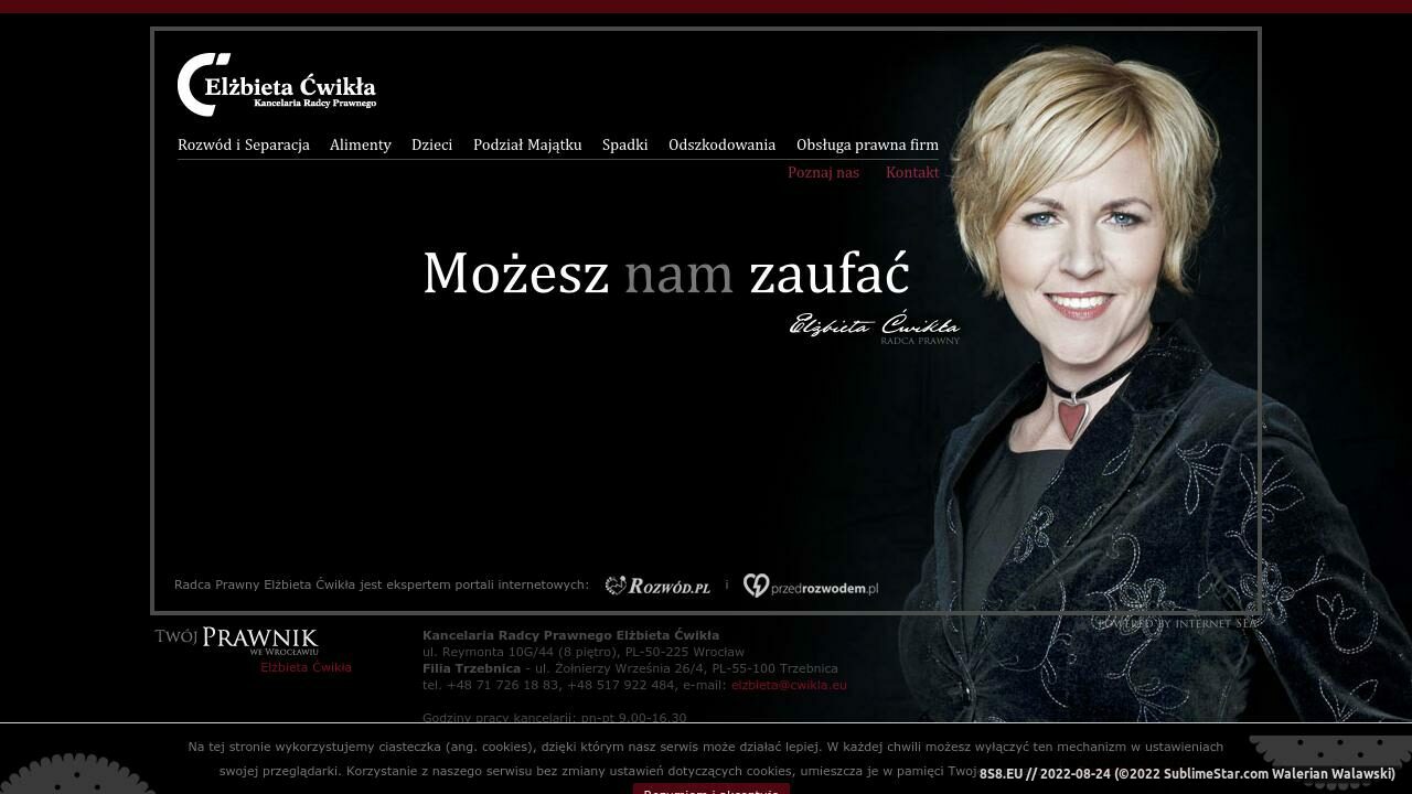 Kancelaria Radcy Prawnego Wrocław - Elżbieta Ćwikła (strona www.cwikla.eu - Cwikla.eu)
