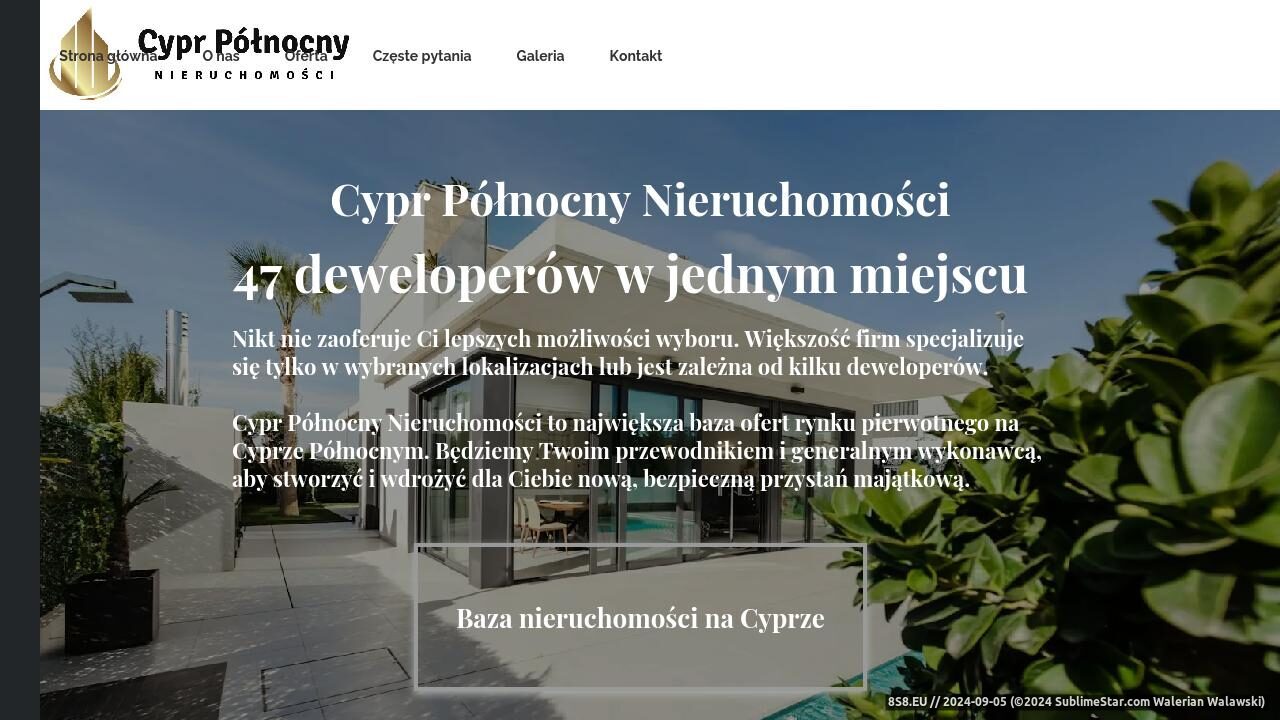 Cypr północny - nieruchomości (strona cyprpolnocny.com.pl - Apartament Cypr Północny)