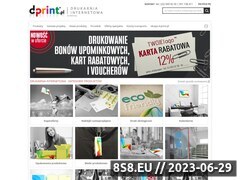 Miniaturka www.d-print.pl (Drukarnia Cyfrowa D-PRINT.PL - druk cyfrowy)