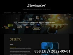 Miniaturka strony Strony internetowe Warszawa - Damimat.pl - projektowanie stron www