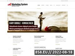 Zrzut strony Marketing System - Search Engine Optimization