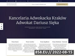 Zrzut strony Kancelaria Adwokacka Kraków - Adwokat Kraków