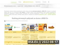 Miniaturka darmopozyczka.pl (Porównywarka ofert pożyczek chwilówek online 0%)