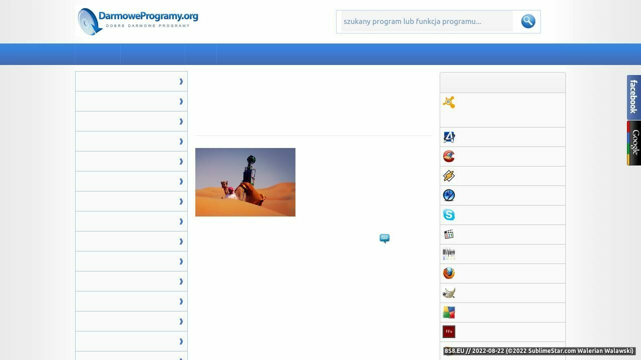 Zrzut ekranu Darmowe Programy - programy do ściągnięcia